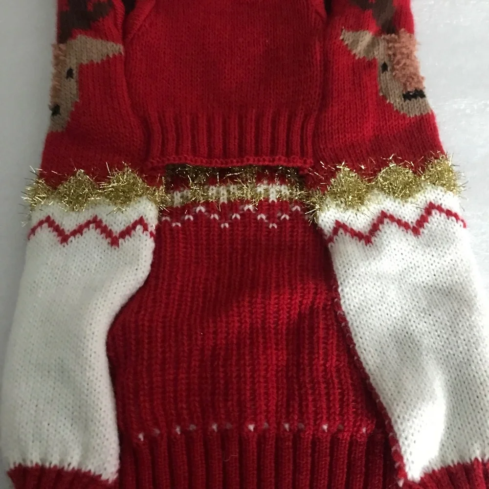 Pet Central Festival Dog Sweater NEW Size M-14”/35.56cm